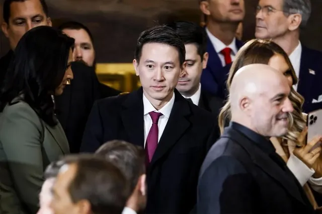 CEO TikTok Shou Chew đến Điện Capitol để dự lễ nhậm chức của Trump
