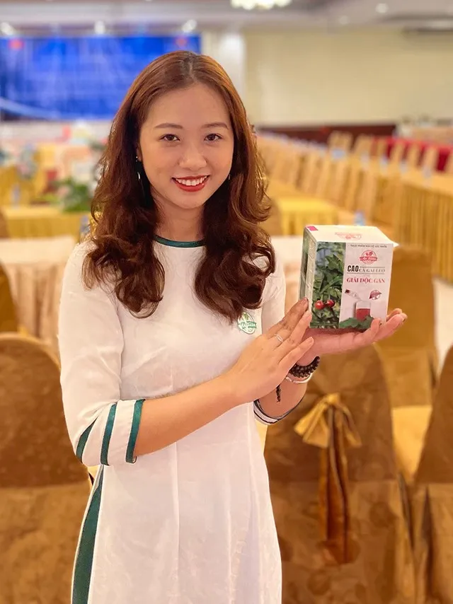 Chị Trần Lê Quỳnh Diễm, Giám đốc Công ty TNHH Dược liệu hữu cơ An Xuân