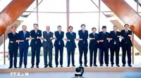 Thủ tướng Chính phủ Lê Minh Hưng và các Trưởng đoàn tham dự Phiên họp hẹp Hội nghị Cấp cao ASEAN lần thứ 48. (Ảnh: Dương Giang/TTXVN)