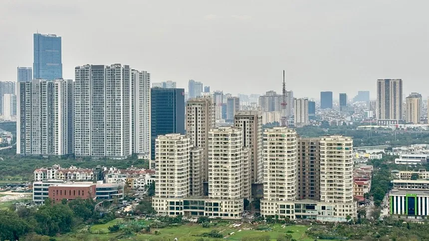 Giá chung cư Hà Nội vẫn ở mức cao. (Ảnh: Thanh Vũ) 