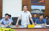 Phó Chủ tịch Thường trực UBND tỉnh Quảng Trị Hoàng Nam phát biểu tại buổi làm việc.