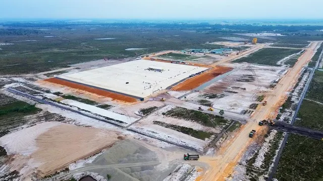 Dự án Cảng hàng không Quảng Trị đang được triển khai thi công xây dựng.