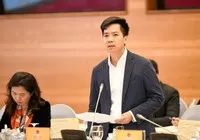 Ông Hà Quang Hưng, Phó Cục trưởng Cục Quản lý nhà và thị trường bất động sản, Bộ Xây dựng trả lời báo chí tại Họp báo Chính phủ chiều 4/3 ( Ảnh: Cổng TTĐT Chính phủ)