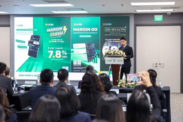 Ông Nguyễn Đức Quân Tùng – Thành viên HĐQT kiêm Tổng Giám đốc OCBS chia sẻ tại sự kiện