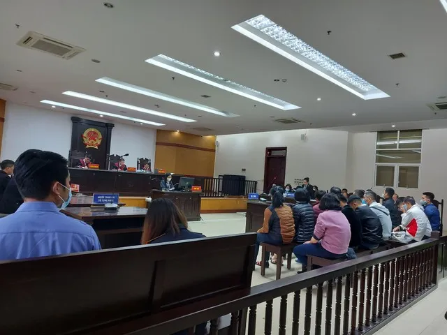 Quang cảnh phiên tòa phúc thẩm
