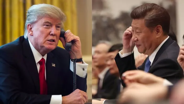 Tổng thống Mỹ Donald Trump vừa có cuộc điện đàm với Chủ tịch Trung Quốc Tập Cận Bình. (Ảnh: AFP) 