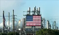 Cơ sở lọc dầu Wilmington của Mỹ ở Los Angeles, California. (Ảnh: AFP/TTXVN)
