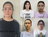 Các đối tượng phạm tội vận chuyển trái phép hàng hóa, tiền tệ qua biên giới. Ảnh: BCA