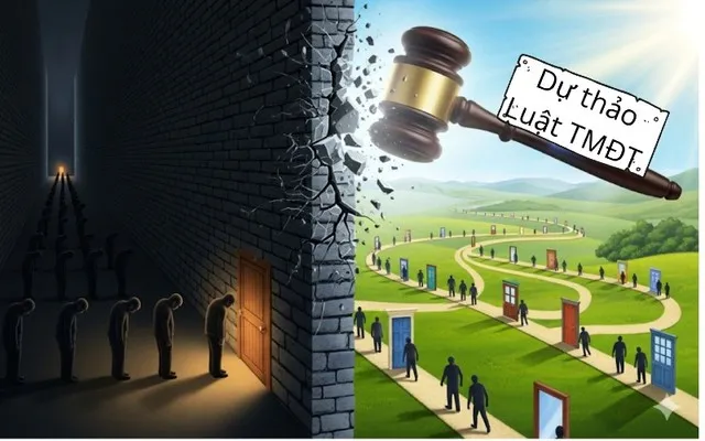 Dự thảo Luật Thương mại điện tử là một nỗ lực kiến tạo một môi trường cạnh tranh thực sự