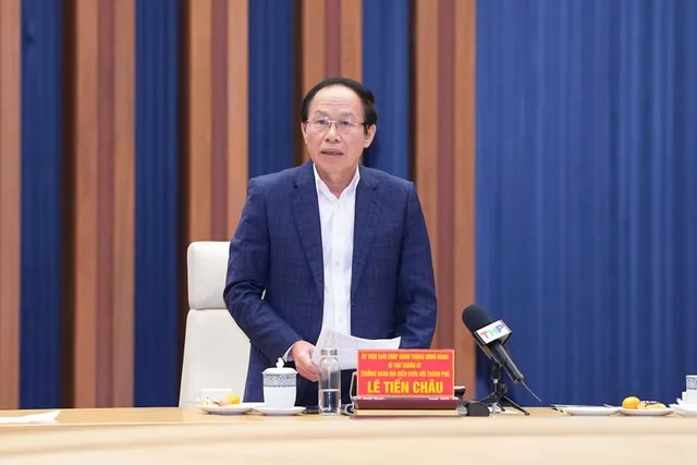 Ông Lê Tiến Châu, Bí thư Thành ủy Hải Phòng trân trọng cảm ơn và nghiêm túc tiếp thu toàn bộ chỉ đạo của Phó thủ tướng Thường trực, cam kết đưa thành phố phát triển nhanh, bền vững.