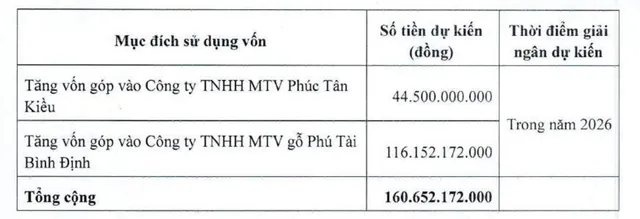 Mục đích huy động vốn của Phú Tài.