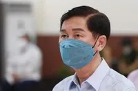 Bị cáo Trần Vĩnh Tuyến trong phiên xét xử phúc thẩm ngày 8/6