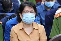 Bị cáo Đỗ Thị Nhàn, nguyên cục trưởng Cục Thanh tra giám sát ngân hàng II thuộc Ngân hàng Nhà nước, cựu trưởng đoàn thanh tra SCB.