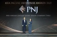 PNJ được vinh danh ở hai hạng mục gồm Doanh nghiệp Tăng trưởng nhanh và Doanh nghiệp Xuất sắc châu Á (Ảnh: Hùng Nguyễn)