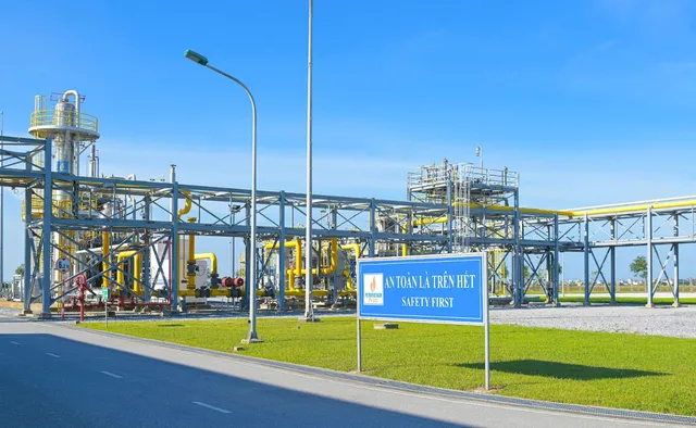 Một góc công trình khí Hàm Rồng - Thái Bình