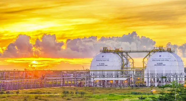 Bồn chứa LPG tại GPP Cà Mau