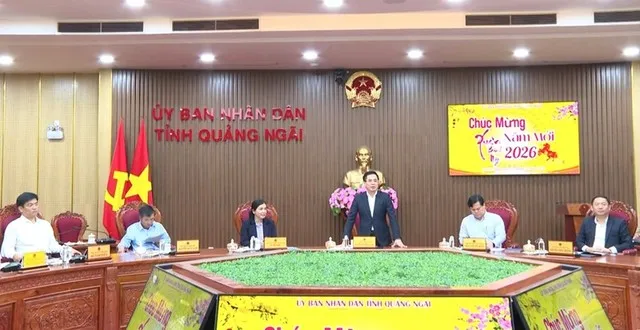 Lãnh đạo UBND tỉnh Quảng Ngãi họp đánh giá kết quả thực hiện nhiệm vụ phát triển kinh tế, xã hội, quốc phòng, an ninh trong thời gian qua và triển khai nhiệm vụ trong thời gian tới vào ngày 23/2.