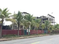 Dự án Khu du lịch nghỉ dưỡng Thành An bị chậm tiến độ nhiều năm. Ảnh: Vĩnh Chi