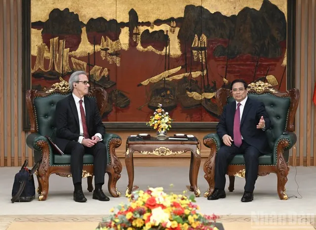 Quang cảnh buổi tiếp.
