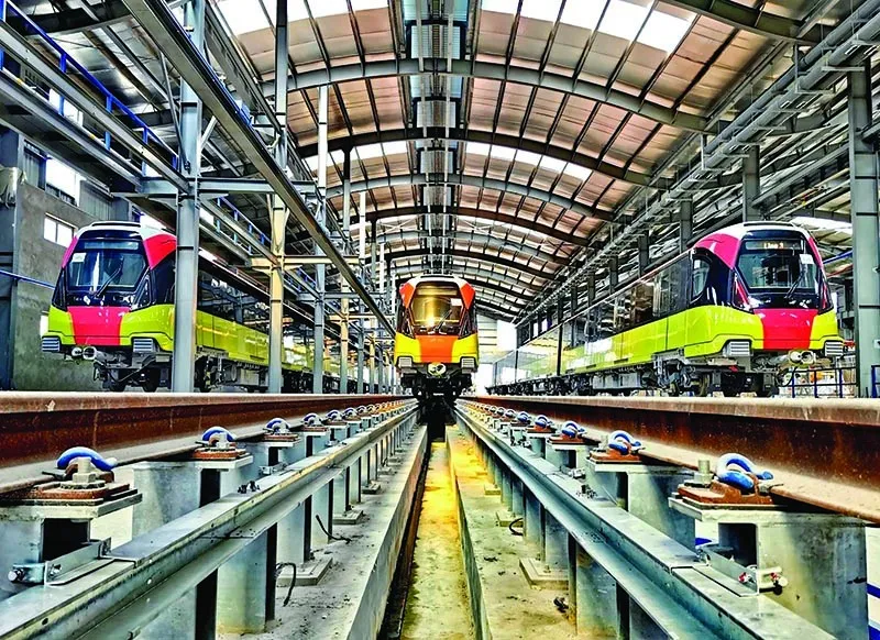 Doanh nghiệp Việt có đủ năng lực tham gia lĩnh vực công nghiệp đường sắt. Trong ảnh: Depot bảo dưỡng đoàn tàu tuyến đường sắt Nhổn - ga Hà Nội 