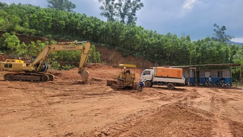 Công ty Phú Điền để xảy ra nhiều vi phạm trong lĩnh vực khoáng sản.