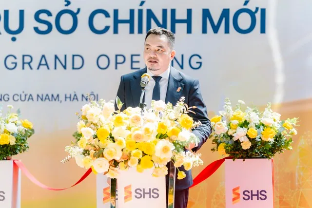 Ông Nguyễn Chí Thành - Tổng Giám đốc SHS phát biểu tại Lễ khai trương
