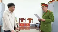 Thi hành quyết định khởi tố bị can đối với Nguyễn Xuân Biên