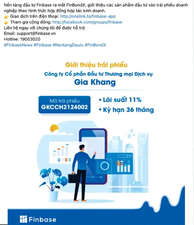 Một số trái phiếu đang được giới thiệu trên Finbase