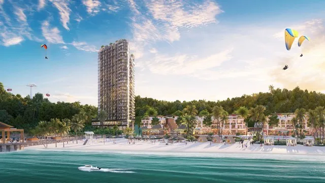 The Xanh 1 sẽ là “cửa ngõ” đón đầu dòng khách về Cát Bà (Ảnh: Sun Property)