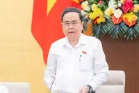 Chủ tịch Quốc hội Trần Thanh Mẫn điều hành phiên họp.