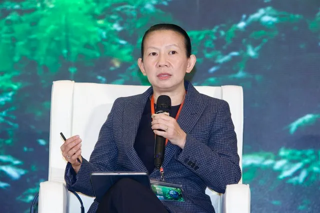Bà Nguyễn Thị Ngọc Huệ Giám đốc cấp cao Khối chiến lược Nguồn nhân lực, Thương hiệu và Nhà cung cấp, AEON Việt Nam. Ảnh: Chí Cường