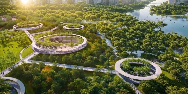 Charmora City đánh dấu lần đầu tiên mô hình Sponge City được áp dụng tại Việt Nam