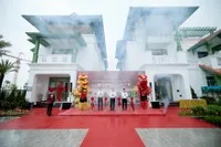 Lễ khai trương nhà mẫu phân khu Kim Ngân – Kim Tiền tại dự án Sun Urban City Hà Nam (Ảnh: Ánh Dương)