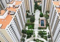 Khu tái định cư Bình Khánh nhiều căn hộ vẫn bỏ trống.