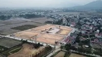 Khu đất đấu giá tại thôn Đông Lai, xã Quang Tiến, huyện Sóc Sơn. Ảnh: Phan Thiên