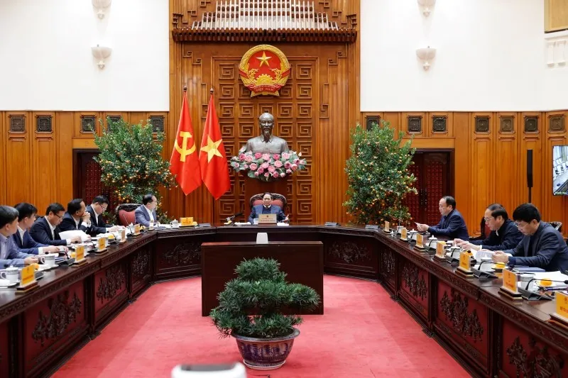 Thủ tướng Phạm Minh Chính chủ trì phiên họp. Ảnh: VGP.