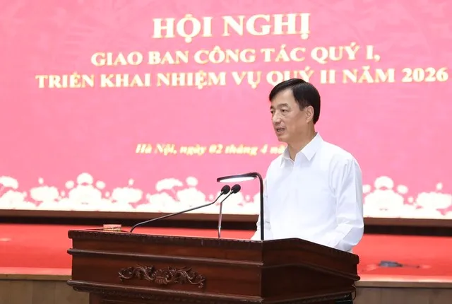 Bí thư Thành ủy Hà Nội Nguyễn Duy Ngọc phát biểu khai mạc Hội nghị.