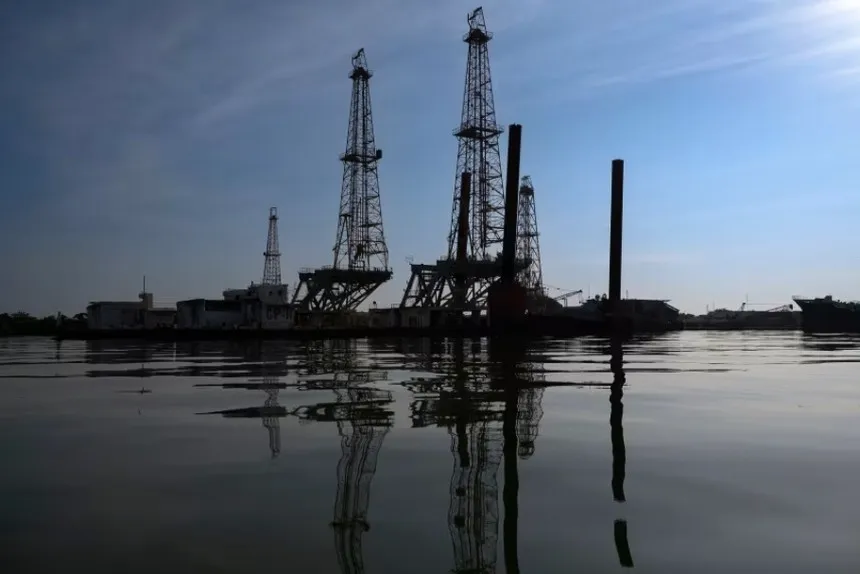 Nhà máy lọc dầu Petroleos de Venezuela Bajo Grande tại Khu phức hợp lọc dầu Paraguana. Ảnh: Gaby Oraa/Bloomberg/Getty Images