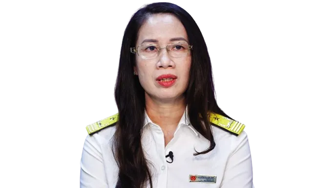 Bà Nguyễn Thị Lan Anh, Vụ trưởng Vụ Quản lý thuế doanh nghiệp nhỏ và vừa và hộ kinh doanh, cá nhân (Tổng cục Thuế).