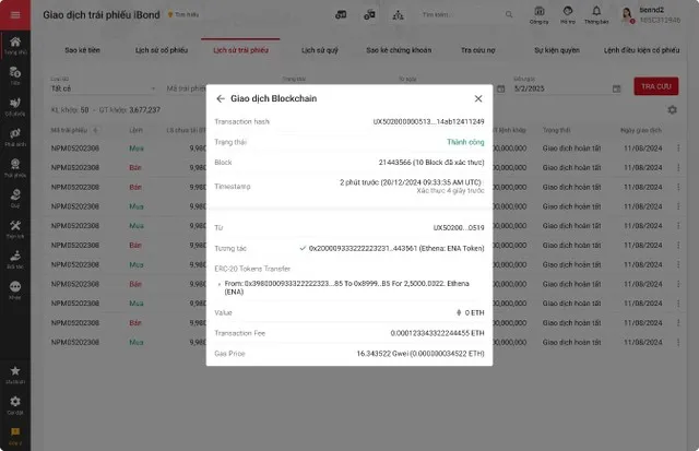 Blockchain được ứng dụng vào quản lý giao dịch trái phiếu iBond tại TCBS