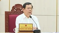 Ông Đặng Văn Minh, thời điểm còn làm Chủ tịch UBND tỉnh Quảng Ngãi
