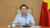 Phó thủ tướng Trần Hồng Hà làm việc với Bộ Xây dựng và Hội Kiến trúc sư Việt Nam về thiết kế mẫu nhà ở xã hội. Ảnh: VGP/Minh Khôi