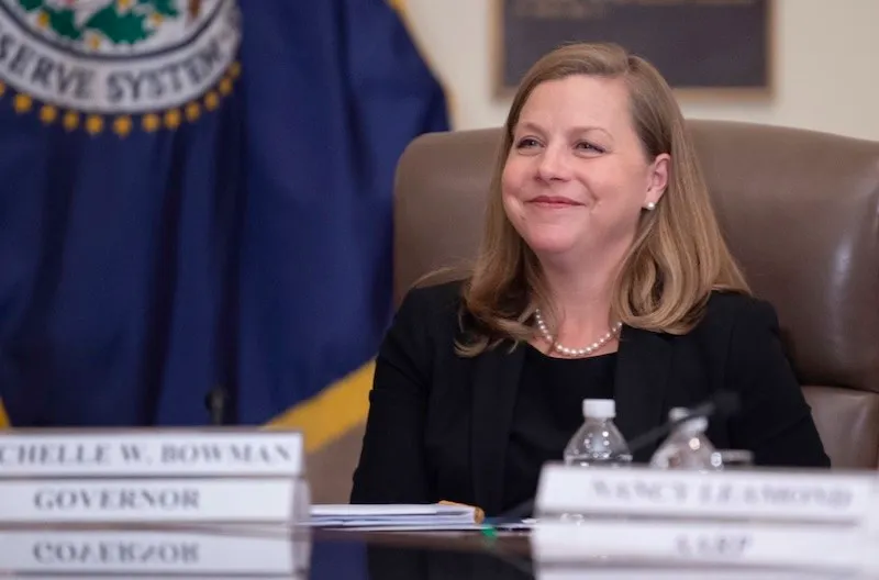 Thống đốc Cục Dự trữ Liên bang Mỹ (Fed) Michelle Bowman. Ảnh: AFP 