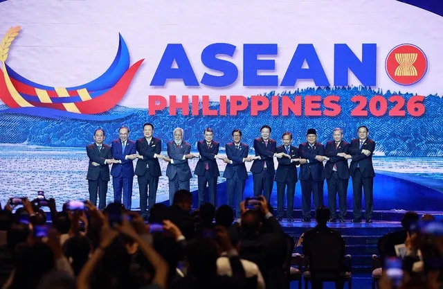 Trưởng đoàn các nước ASEAN tham dự phiên khai mạc Hội nghị Cấp cao ASEAN lần thứ 48 - Ảnh: VGP/Nhật Bắc