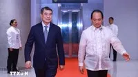 Thủ tướng Lê Minh Hưng kết thúc chuyến tham dự Hội nghị Cấp cao ASEAN lần thứ 48 tại Cebu, Philippines. (Ảnh: Dương Giang/TTXVN)