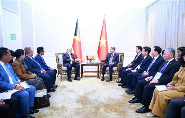 Thủ tướng Chính phủ Lê Minh Hưng chúc mừng Timor-Leste lần đầu tiên tham dự Hội nghị cấp cao ASEAN với tư cách thành viên chính thức.