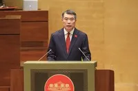 Thủ tướng Chính phủ Lê Minh Hưng phát biểu sau lễ tuyên thệ nhậm chức chiều 7/4 (Ảnh: Quốc hội)
