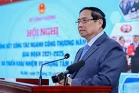 Thủ tướng ghi nhận, đánh giá cao và biểu dương sự nỗ lực và những kết quả quan trọng mà ngành công thương đạt được trong năm 2025 và giai đoạn 2021-2025 - Ảnh: VGP.