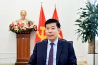 Đồng chí Nguyễn Mạnh Cường, Ủy viên Trung ương Đảng, Phó Bí thư Thường trực Đảng ủy Bộ, Thứ trưởng Bộ Ngoại giao