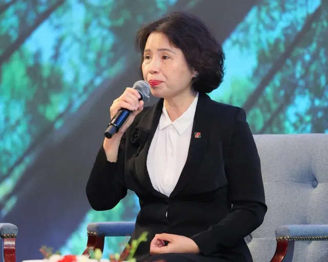Bà Nguyễn Thị Thu Hà, Giám đốc Trung tâm Đào tạo, Trưởng Bộ phận ESG tại Agribank